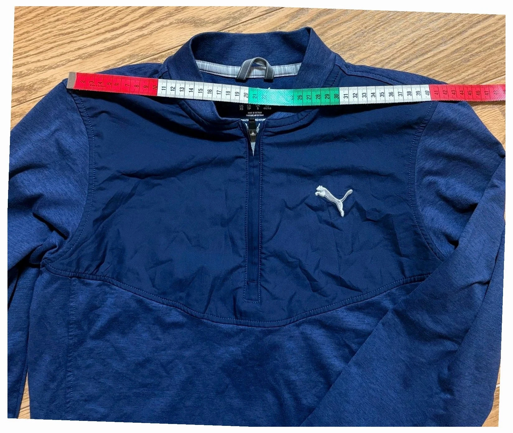 Puma Women's Running Sweater – 1/4 Zip – Size XS/S – Navy Blue – photo 6